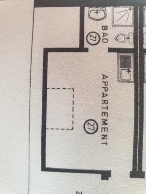 Gemütliches 1-Zimmer Apartment mit grünem Aussicht