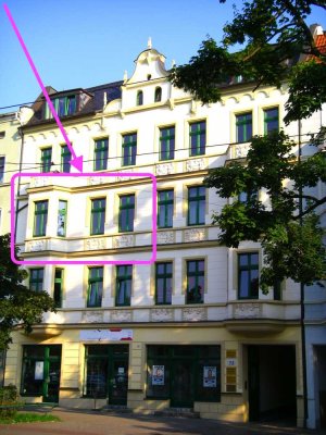 SELTEN SCHÖNE LUXUS 3,5­Zi 98m2 GRÜNDERZEIT­ WHG 2.OG LIFT PARKETT 5x3m BALKON ZENTRAL MD ­SUDENBURG