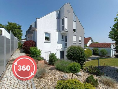 Provisionsfrei: Architektenhaus mit separaten Büroräumen, PV-Anlage und Pool in Öpfingen
