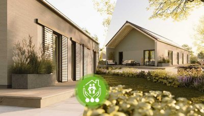 Stilvoll, barrierefrei, nachhaltig – exklusiver Bungalow mit überdachter Terrasse