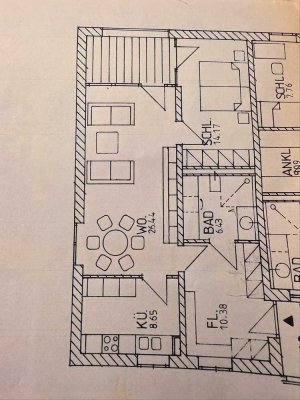 2-Zimmer Whg barrierefrei im 1. OG mit Aufzug in Würzburg-Frauenland