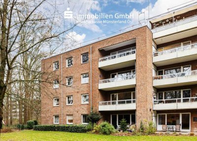 Helle Zwei-Zimmer-Wohnung mit Blick ins Grüne!