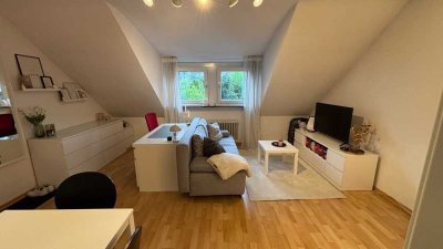 helle, ruhige 2-Zimmer Whg. mit Blick ins Grüne