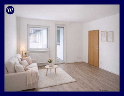 Helle 2 Zimmer mit Balkon, moderne Ausstattung, Bad mit Dusche, guter Schnitt, separate Küche