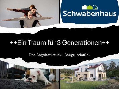 +++ Ein Traum für drei Generationen mit Baugrundstück+++Tel:0172/3023080