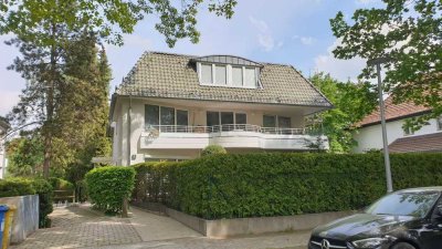 Repräsentative, ruh. 4-Zi.-Maisonette-Whg. mit Terrasse + großem Garten, 2 Bäder, Stellplatz