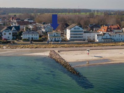 Meerblick - Haus mit drei voll ausgestatteten Ferienwohnungen in Dahme  (1.Reihe)