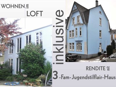Einfamilienhaus im Loft-Stil plus charmantes MFH provisionsfrei vom Eigentümer