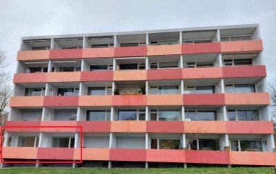 Geismar: Ruhig gelegene 3-Zimmer-Wohnung, Hochparterre, mit Fahrstuhl und 2 Balkonen