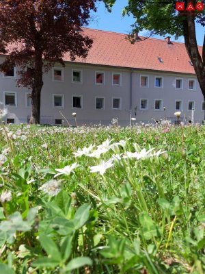 Ruhige Wohnidylle mit Ausblick – lichtdurchflutete 3-Zimmer-Wohnung mit Loggia im obersten Stockwerk und idealer Lage im Herzen von Münichholz!