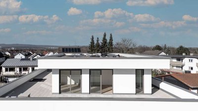 Neubau Erstbezug. Penthouse mit Dachterrasse, Aufzug und Stellplatz