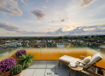 Möbliertes Apartment mit atemberaubendem Ausblick beim Naherholungsgebiet Wienerberg