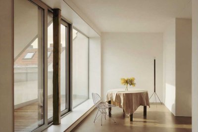 Lichtdurchflutetes Loftrefugium im denkmalgeschützten Altbau mit zwei Terrassen