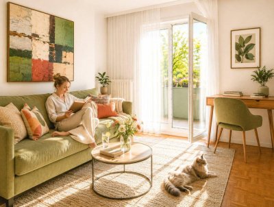 ANLEGERHIT mit Hofbalkon + 1 Zimmer + ca. 30m² NFL + U4-Nähe + Grünruhelage