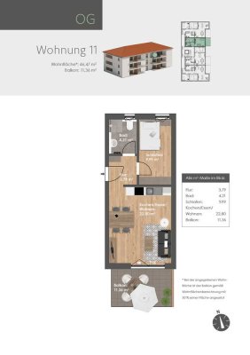 7TÄLER WOHNEN Dietfurt: Neubau 1,5-Zimmer-Dachgeschoss-Wohnung m. Aufzug u. Tiefgarage /provisionsf.