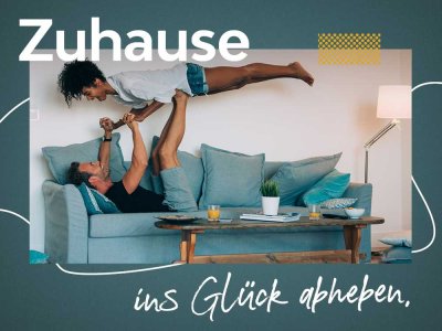 Schöne Wohnung mit großem Balkon.