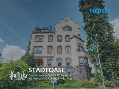 STADTOASE - Zentrumsnahe 4-Zimmer-Wohnung mit idyllischem Gartenanteil in Saarburg