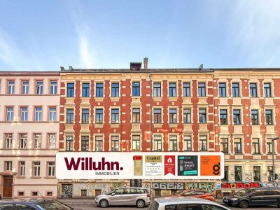 Leipzig-Connewitz: Charmante 2-Zimmer Wohnung I Bad mit Dusche I Denkmalschutz I 4 % Rendite