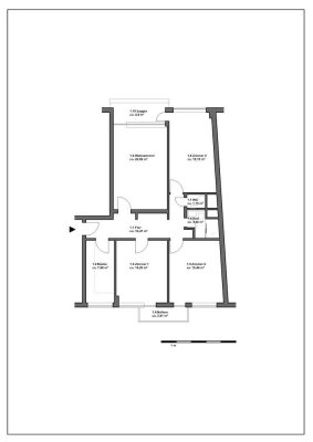 Gut geschnittene 4-Zimmer Wohnung mit 2 Balkonen in Köln Altstadt & Neustadt-Süd