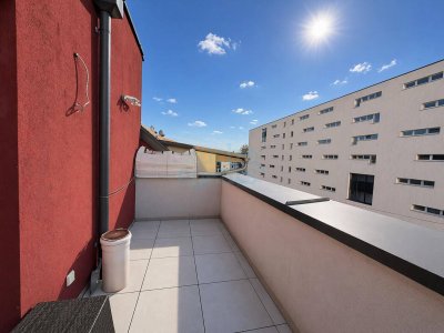 Penthouse-Feeling mit zwei großen Terrassen nähe Wasserwald - noch kurze Zeit Eintragungsgebühr frei