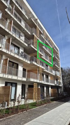 Nürnberg-Maxfeld ! Tolle 2-Zimmerwohnung mit Küche, Erstbezug! sofort zu vermieten!