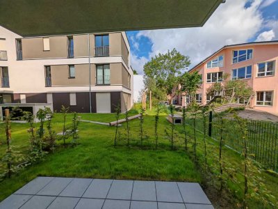 Erstbezug in Bergedorf: Stilvolle 2-Zimmer-Wohnung mit Terrasse, Einbauküche