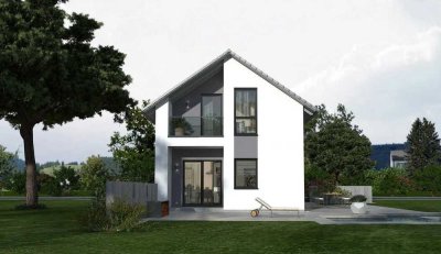 Gut durchdachtes Designhaus mit Grundstück - Erfüllen Sie sich Ihren Wohntraum mit OKAL