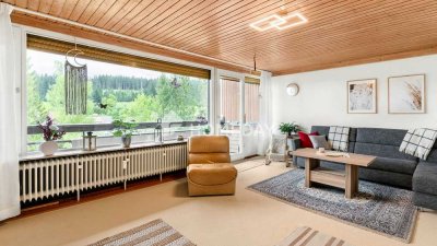 Modernisiertes Wohnerlebnis mit Weitblick – Helle, möblierte 2-Zimmer-Wohnung mit Loggia & Waldblick