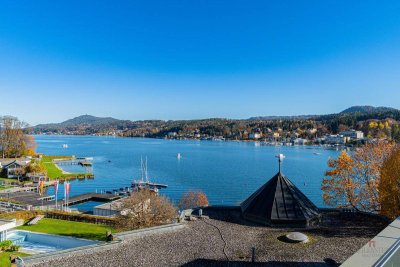 Velden Zentrum: Traumhaftes Penthouse mit Panoramablick über den Wörthersee und die Veldener Bucht