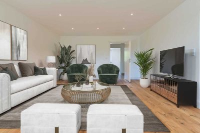 Hochwertig sanierte 4-Zimmer-Wohnung am Olympiapark — Marmor, Eichendielen, moderne Einbauküche