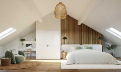� Reihenmittelhaus mit ausgebautem Dachgeschoss �