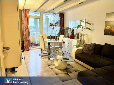 Sonnige 2,5-Zimmer-Wohnung mit toller Aussicht