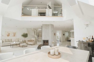 Stilvolle Maisonette-Wohnung mit Sauna und Galerie in zentraler Lage