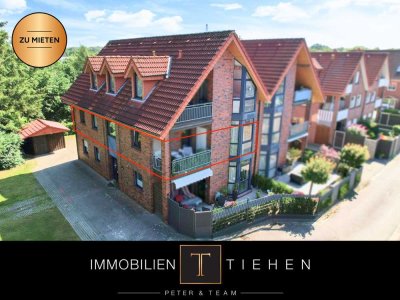 Etagenwohnung mit drei Schlafzimmern, Einbauküche & Loggia in Meppen-Kuhweide zu mieten!