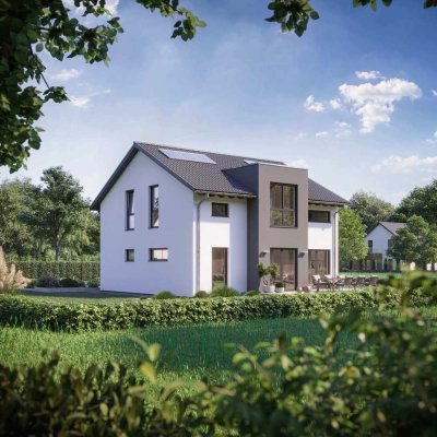 NEUBAU | Lichtdurchflutet & modern: Schlüsselfertiges Einfamilienhaus inkl. Küche & Doppelgarage