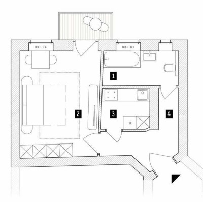 **PROVISIONSFREI**Wohnen im Altbau: Bezugsfreie Balkonwohnung in gefragter Pankower Lage