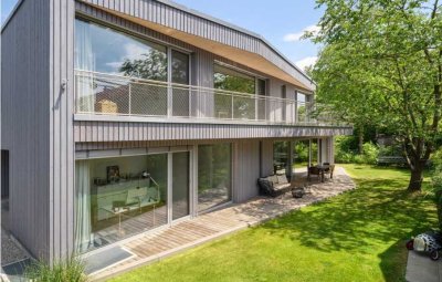 Wörthsee: Moderne Architektenvilla mit Option auf mehr Garten bis hin zu 2tem Baurecht
