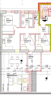 Stilvolle, neuwertige 4-Zimmer-Wohnung mit geh. Innenausstattung mit Balkon und EBK in Bollschweil