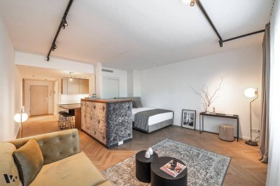 VOLLMÖBLIERTE DESIGNERWOHNUNG MIT WEITBLICK IN WIENER BESTLAGE