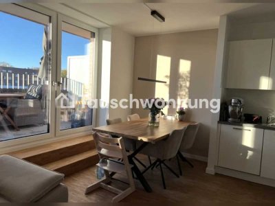Tauschwohnung: Helle 4 Zimmer Neubau Wohnung