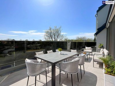 Jetzt mieten: Premium-Dachgeschoßwohnung am Wasser! Perfekt geschnittene 4-Zimmer-Dachgeschoßwohnung in hochwertigem Neubau! Sofort bezugsbereit!