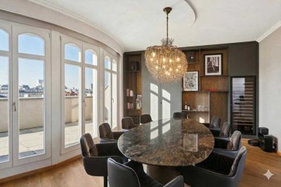 Exklusives Designer-Penthouse | 2 Terrassen | vollmöbliert | Fellini Residenzen Berlin-Mitte