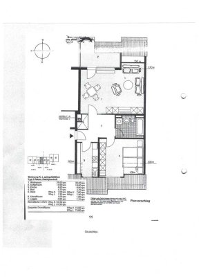 750 € - 68 m² - 2.5 Zi.
