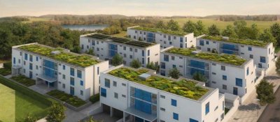 Riemer See Park - 3-Zi. 79 m², Loggia + TG/Wallbox, Vollbad + Minibad - frisch renoviert, 1. OG, A+