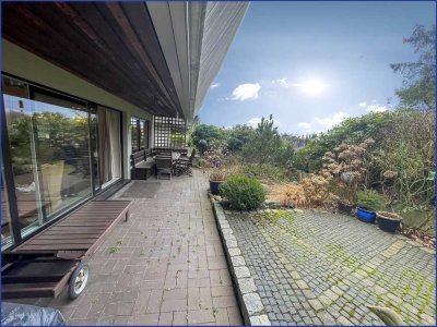 Repräsentative Terrassenwohnung in Mülheim-Holthausen mit Doppelgarage!