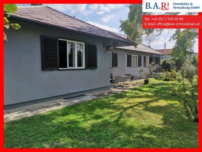 Büro oder Büro-Wohnung im renovierter Bungalow mit Garten in Strasshof