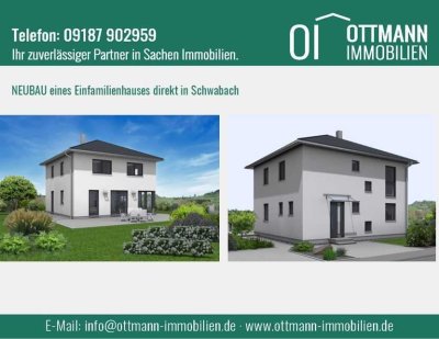 Neubau eines modernen Einfamilienhauses direkt in Schwabach