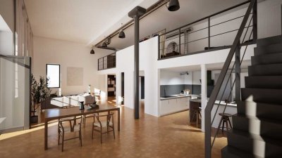 Exklusives 3,5-Zi.-Loft mit Balkon und Garage in Kaiserslautern Innenstadt