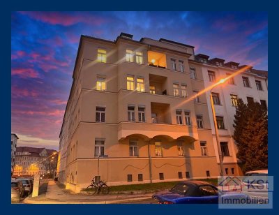 Attraktive 3-Zimmer-Wohnung in denkmalgeschütztem Haus mit Balkon, guter Anbindung und Infrastruktur