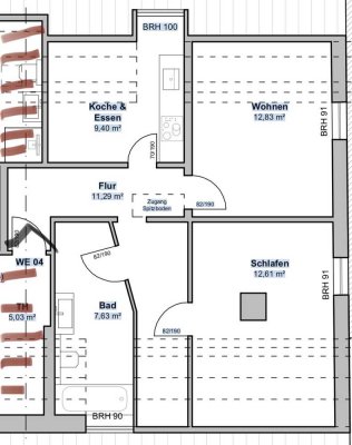 Schön renovierte Wohnung in Wuppertal Sonnborn